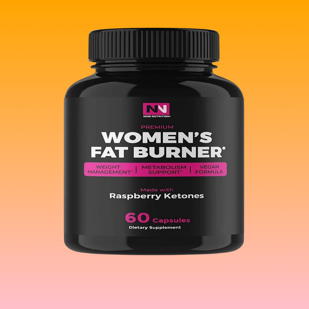 Nobi Fat Burner for Women | Metabolism Booster & Weight Loss Support Supplement | 60 Caps